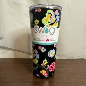 SWIG Fleur Noir Tumbler